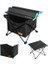 Xhltd 4pcs/set Taşınabilir Kamp Alüminyum Katlanır Masa Piknik Yemekleri Için Depolama Çantası, Açık Araçlar, Kamp Için Uygun (Yurt Dışından) 2