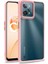 Realme C31 Kılıf Flora Sert Silikon Arkası Cam Şeffaf Pembe 1