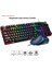 1 Pcs Oyunları Rainbow Rgb Pc Dizüstü Bilgisayar Için LED Arkadan Aydınlatmalı Mekanik Klavye ve Fare Seti (Yurt Dışından) 2