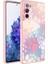 Samsung Galaxy S20 Fe Uyumlu Kılıf Kamera Korumalı Desenli Arka Yüzey Içi Kadife Sert Silikon Epoksi Kapak No4 Rose Gold 1