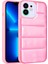 - Apple iPhone 12 - Kılıf Kamera Korumalı Airbagli Renkli Seksek Kapak - Pembe 1