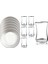 Silver Ring 6'lı Çay Seti 1