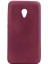 Alcatel U5 Kılıf Silikon Yumuşak Dokulu Premium- Mürdüm 1