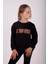 Toontoy Kız Çocuk You Wish Baskılı Sweatshirt 1