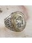 925 Ayar Gümüş Sedef Taşlı Bozkurt Yüzüğü 2