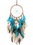 Mavi Renk Dreamcatcher LED Işık ile Halk Stil Rüzgar Çanları Odası Dekorasyon Dream Catcher Fotoğraf Sahne Balkon Dekor En Iyi Hediyeler | Rüzgar Çanları ve asılı Süslemeler (Yurt Dışından) 1