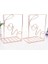 2 Adet Yaratıcı Metal Bookends Masası Depolama Tutucu Raf Kitabı Organizatör Standı, Aşk Şekilli ve kare | (Yurt Dışından) 3