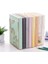 2 Adet Yaratıcı Metal Bookends Masası Depolama Tutucu Raf Kitabı Organizatör Standı, Aşk Şekilli ve kare | (Yurt Dışından) 4