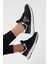Siyah Beyaz Kaymaz Eva Taban Süet Sneaker 2