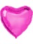 Pembe Kalp Folyo Balon 1