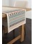 Krem Turuncu Etnik Kilim Desenli Dijital Baskılı Runner CGH1108-RN 1