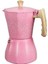 Latte Mocha Kahve Makinesi Italyan Moka Espresso Percolator Pot Stoetop Kahve Makinesi 300ML Pembe Sıcak | Kahve Tencereler (Yurt Dışından) 1