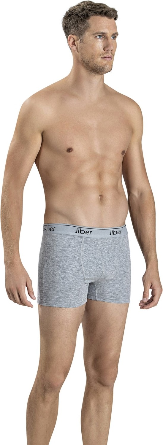 Jiber Erkek Siyah Pamuklu Likralı 6'lı Boxer 156