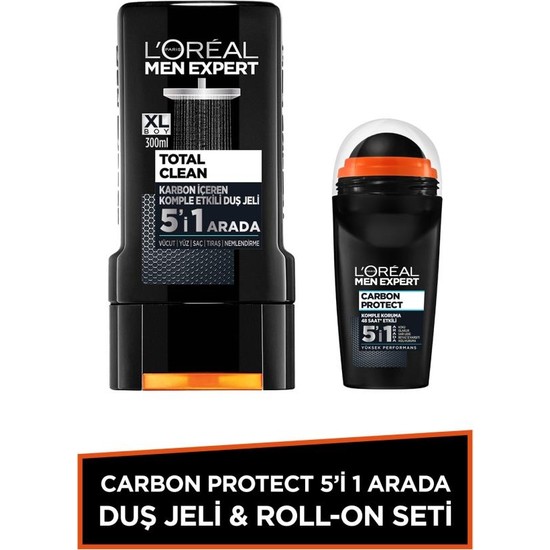 L’Oréal Men Expert Carbon Protect Deo Roll-On 2x50 Ml – 48h Schutz, Mit Kohle, Ohne Alkohol
