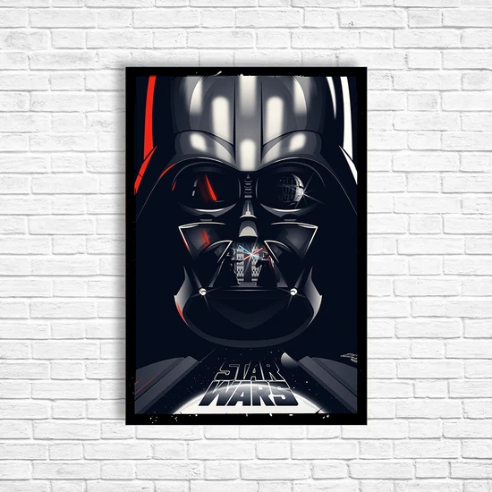 Trend Poster Star Wars Retro Ahşap Poster