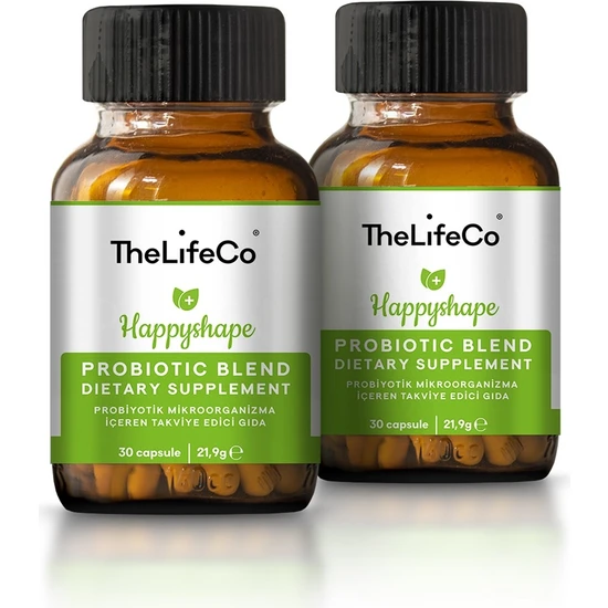 TheLifeCo Happyshape Probiyotik Mikroorganizma İçeren Takviye Edici Gıda - Fit&slim X2