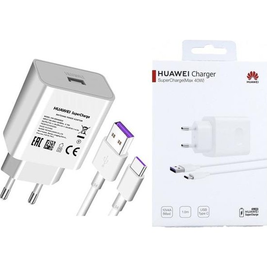 Mimozaavm Huawei Supercharge™ 40W Hızlı Şarj Aleti + TypeC Fiyatı