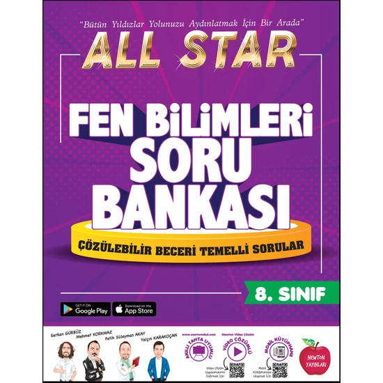 Newton Yayınları 8. Sınıf Fen Bilimleri All Star Soru Bankası (Ciltli)