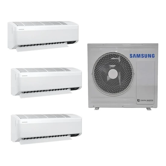 Samsung Windfree Duvar Tipi Multi Klima 9+9+18 Btu/h+6,8kw Dış