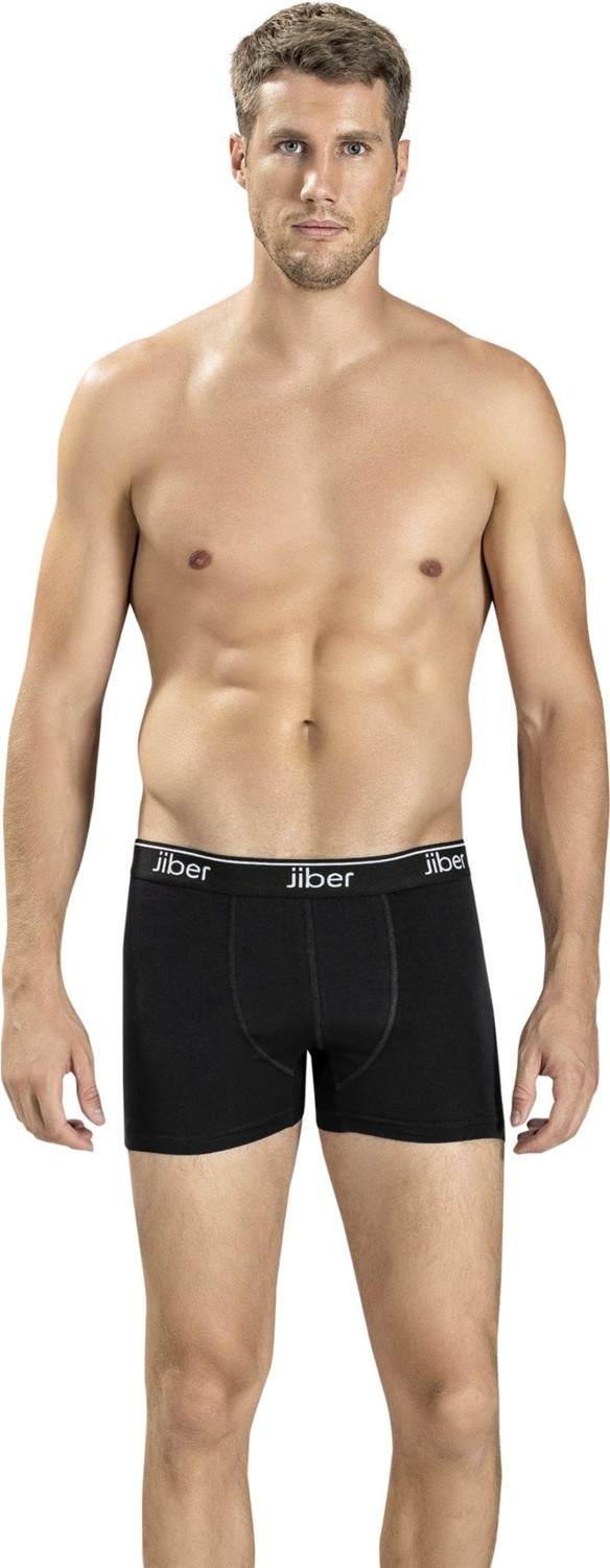 Jiber Erkek Siyah Pamuklu Likralı 6'lı Boxer 156 görsel 3