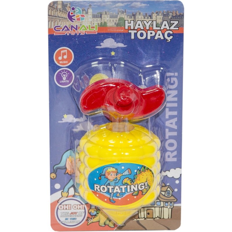 Can Ali Toys CNL-1133-8 Işıklı Topaç -Can Ali Toys