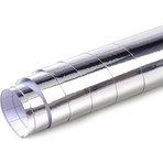 Kıraç Krom Gümüş Varak(Ayna) Yapışkanlı Folyo 122 cm x 1 mt Şık Görünüm ve Dayanıklı Tasarım