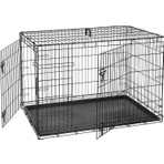 Best Cage 76 x 47 x 56 cm Katlanabilir Metal Köpek Kafesi Siyah Hava Yolu Onaylı Seyahat Dostu