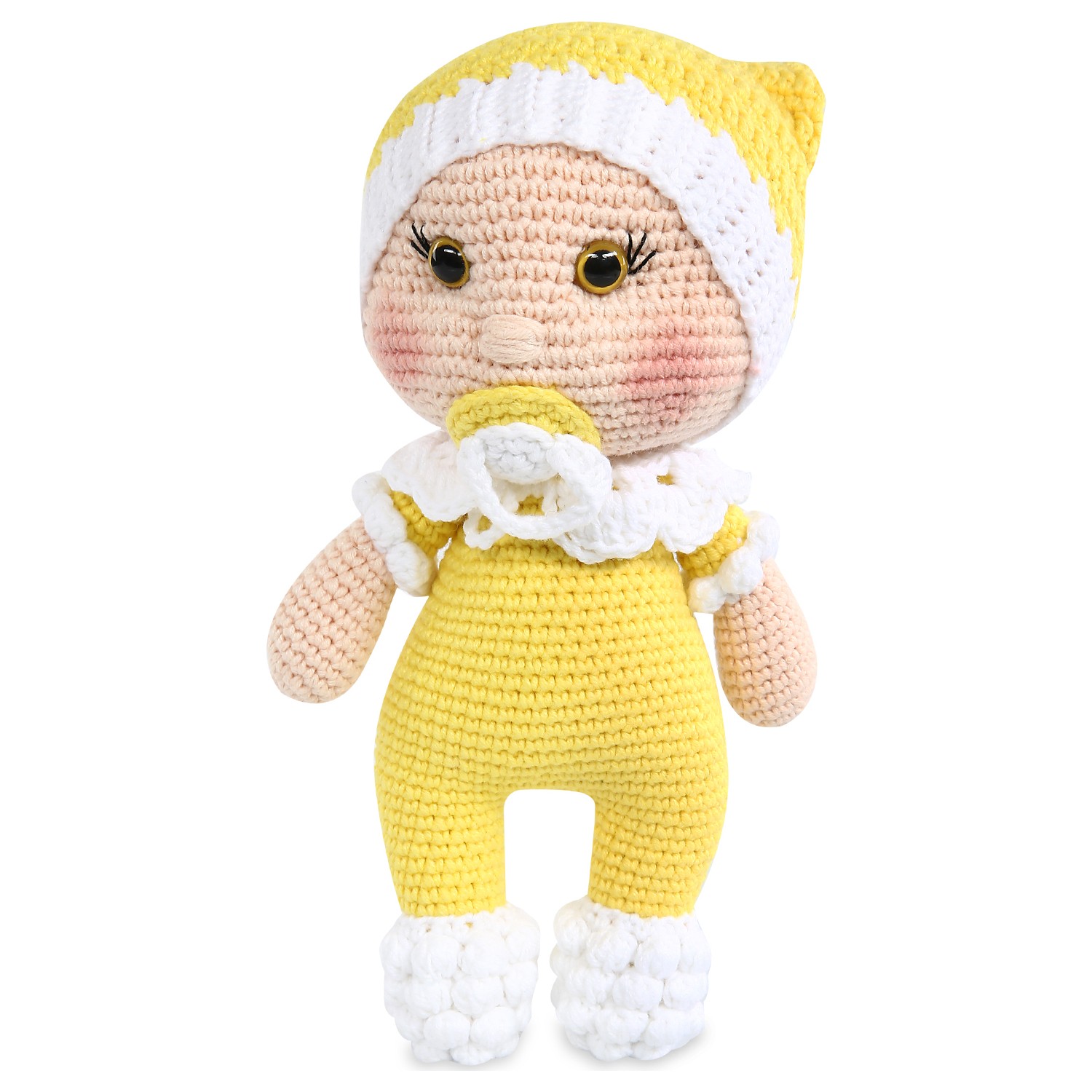 Amigurimi Atölyesi Sarı Emzikli Bebek Amigurimi Fiyatı