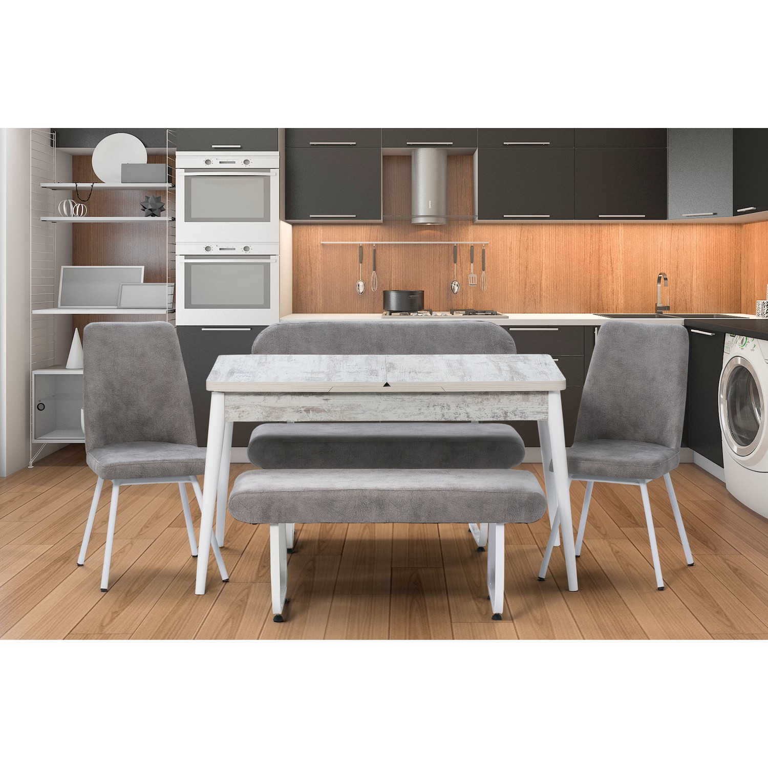 Özer Aksesuar Milas Beyaz Açılır Masa Bank Takımı Fiyatı Özer Aksesuar Milas Beyaz Açılır Masa Bank Takımı Fiyatı