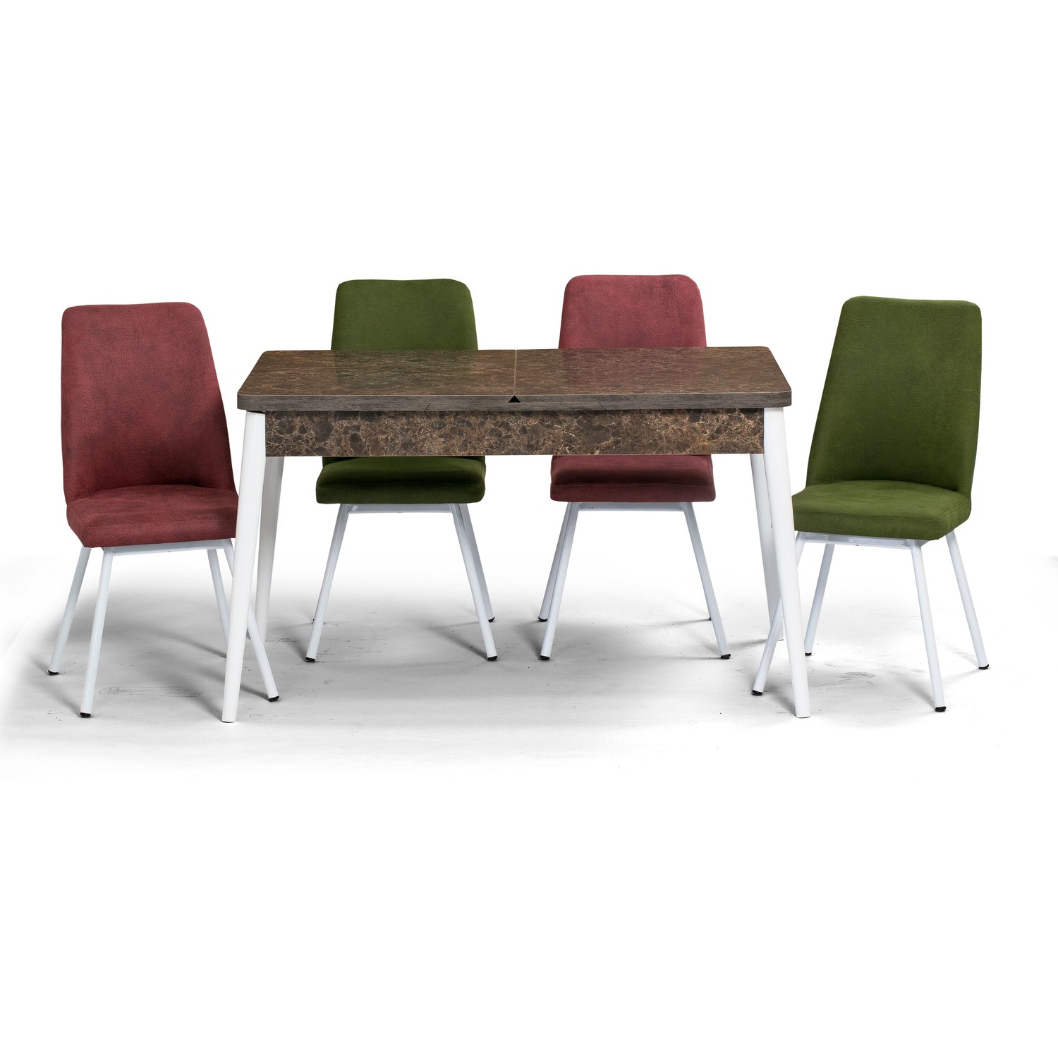 Özer Aksesuar Milas Kahve Mermer Açılır Mutfak Masa Özer Aksesuar Milas Kahve Mermer Açılır Mutfak Masa