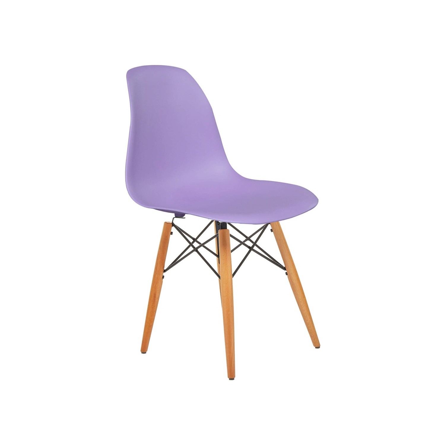 Seduna Lila Eames Sandalye Natural Ahşap Ayaklı Fiyatı