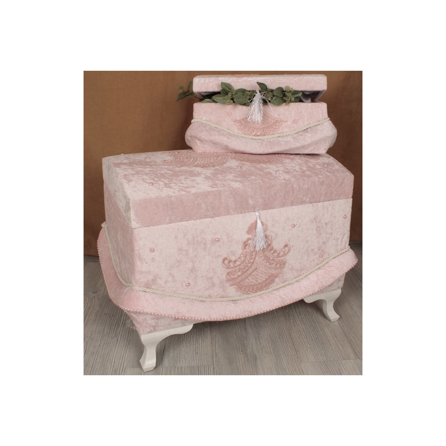 Emg Gelin 2li Makyaj &amp; Bohça Çeyiz Sandığı Fiyatı