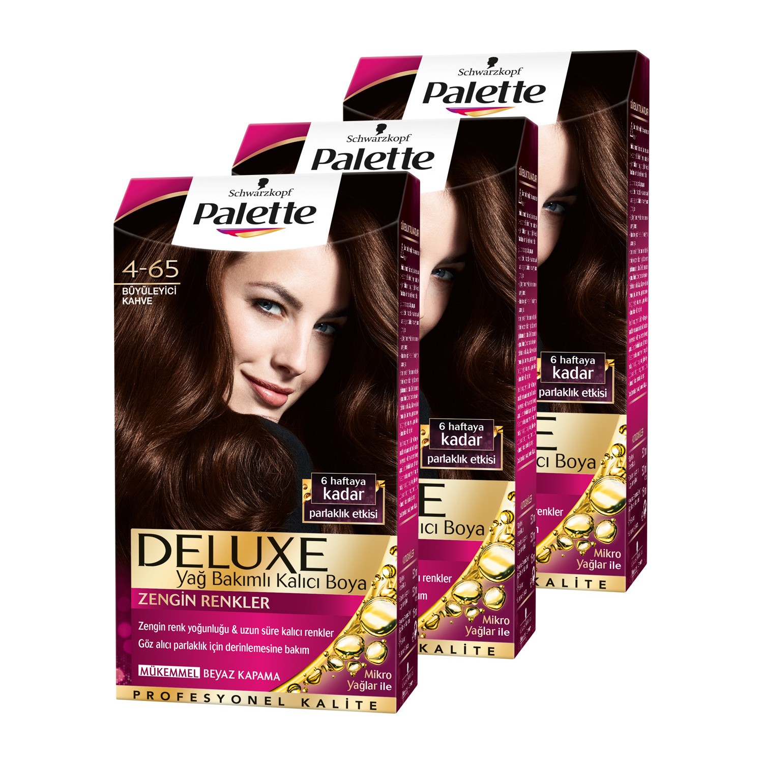 Palette Deluxe 465 Büyüleyici Kahve x 3 Adet Fiyatı