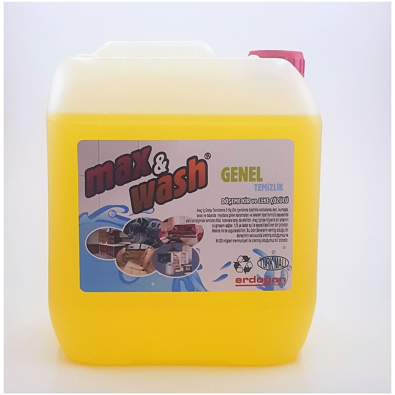 Max&Wash Genel Temizlik Ve Döşeme Temizleyici 5 Kg Fiyatı
