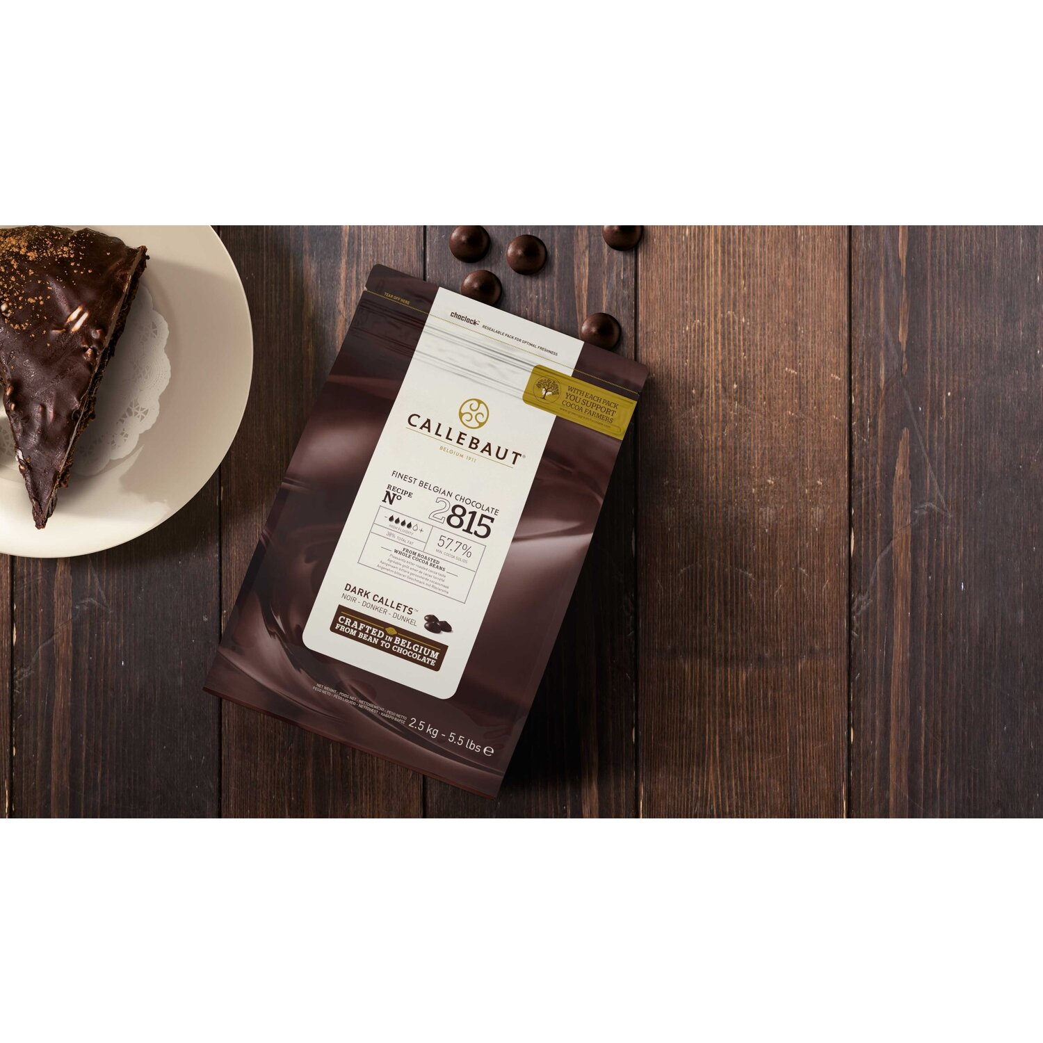 Callebaut Bitter Pul Çikolata 2815 (2.5 kg) Fiyatı