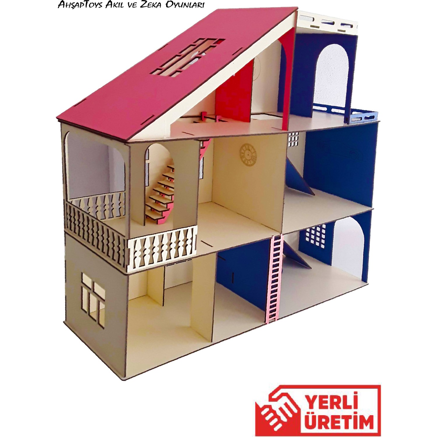 Ahşap Toys Renkli Bebek Evi Fiyatı Taksit Seçenekleri