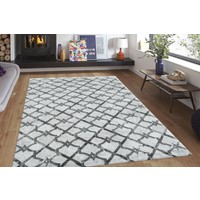 Aksu Kaymaz Taban Halı 120 x 180 cm Hanedan Antrasit