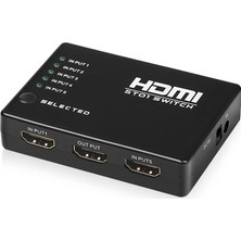 Dark Full HD 5 Giriş 1 Çıkışlı Uzaktan Kumandalı HDMI Switch Seçici (DK-HD-SW4X1)      Dark Full HD 5 Giriş 1 Çıkışlı Uzaktan Kumandalı HDMI Switch (Seçici) (DK-HD-SW4X1)