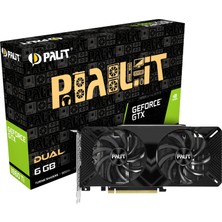 Palit Nvidia GeForce GTX1660 Ti Dual 6GB 192Bit GDDR6 DX(12) PCI-E 3.0 Ekran Kartı (NE6166T018J9-1160A)