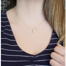 Lilarote Anne Bebek Melek Kanatlı Kolye