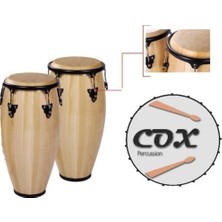 Cox Conga Set 10 İnç + 11 İnç (Natural) - Cob100Nw
