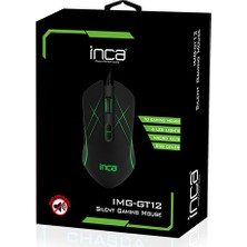 Inca IMG-GT12 Sessiz Tuş 6 Renk Led Işıklı Oyuncu Mouse