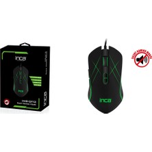 Inca IMG-GT12 Sessiz Tuş 6 Renk Led Işıklı Oyuncu Mouse