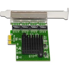 Open Smart 4 Port Gigabit Lan PCI Express Kart