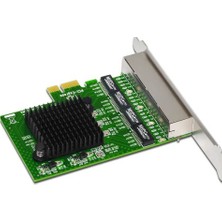 Open Smart 4 Port Gigabit Lan PCI Express Kart