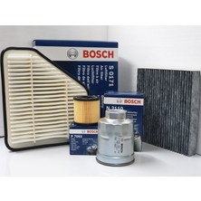 Bosch+Waben Toyota Corolla 1.4 D4D Fitre Bakım Seti 4Lü 2007-2016