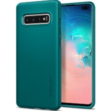 Spigen Samsung Galaxy S10 Plus Kılıf Thin Fit Classic Green - 606CS26052