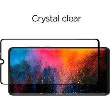 Spigen Huawei P30 Cam Ekran Koruyucu Tam Kaplayan GLAS.tR Slim Full Cover Black - L38GL26018