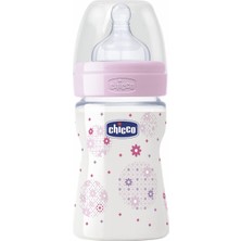 Chicco Wellbeing PP Biberon Kız 150 ml Silikon Normal Akış