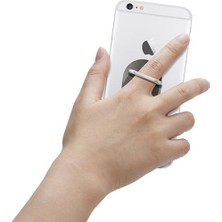 Spigen Style Ring Selfie Yüzüğü / Araç Tutacağı / Stand Space Gray - 000EP20243